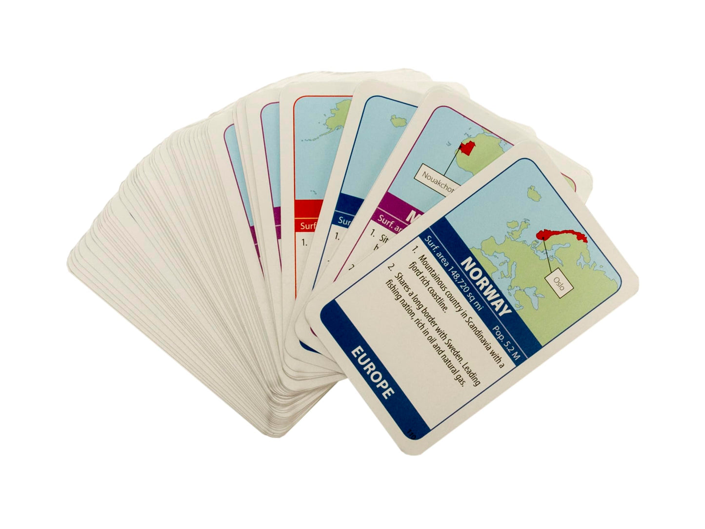 Tactic Flags Of The World Family Card Game - Educational & Fun - Play & Learn About Flags, Nations & Geography