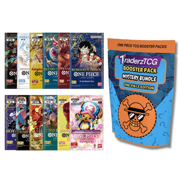 TraderzTCG One Piece TCG English Booster Pack Bundle - (5 Pack English) - Perfect for One Piece Cards Game Fans  Anime Collectors  and TCG Enthusiasts