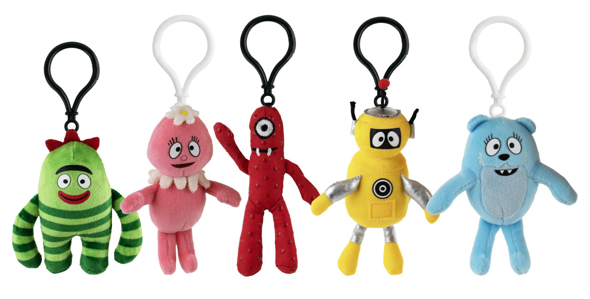 Worlds Smallest Yo Gabba Gabba Plush Bundle Set of 5 Foofa  Plex  Toodee  Brobee  Muno