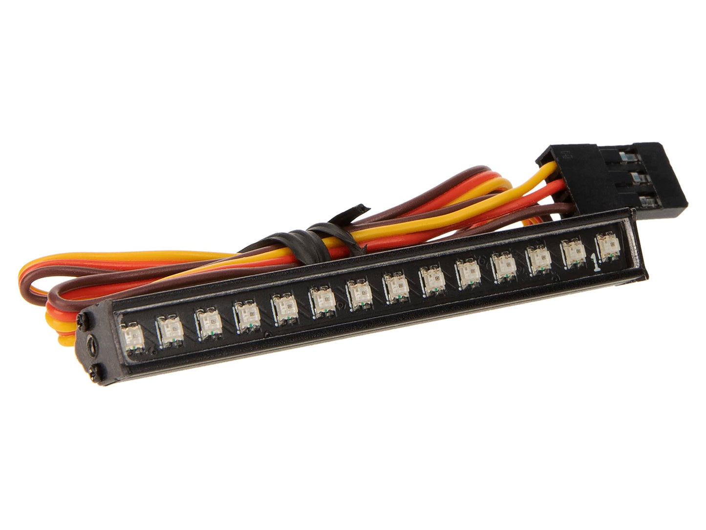MEUS RACING SCX24 Roof Light Bar Headlights 14 LED Color for Axial SCX24 Upgrade Accessories Parts, Black