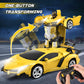 Yotoy Remote Control Car Toys - Transform Rc Cars For Kids, One Button Transformation, 360 Degree Rotating Drifting, 2.4Ghz & 1: