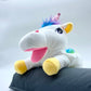 Luozzy Unicorn Hand Puppet Plush Animal Hand Puppets Toys Parent-Child Interactive Toys (White)