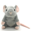 Jianeexsq Cute Simulation Mouse Plush Toy Realistic Lifelike Rat Stuffed Animal Model Doll Gift Collection For Kids