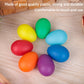 Sallyfashion 14Pcs Plastic Egg Shakers Set, Percussion Instruments Musical Egg Maracas For Kids Music Learning Diy Painting