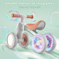 Colorful Lighting Baby Balance Bike Toys For 1 Year Old Boy Girl Gifts, 10-36 Month Toddler Balance Bike, No Pedal 4 Silence Whe
