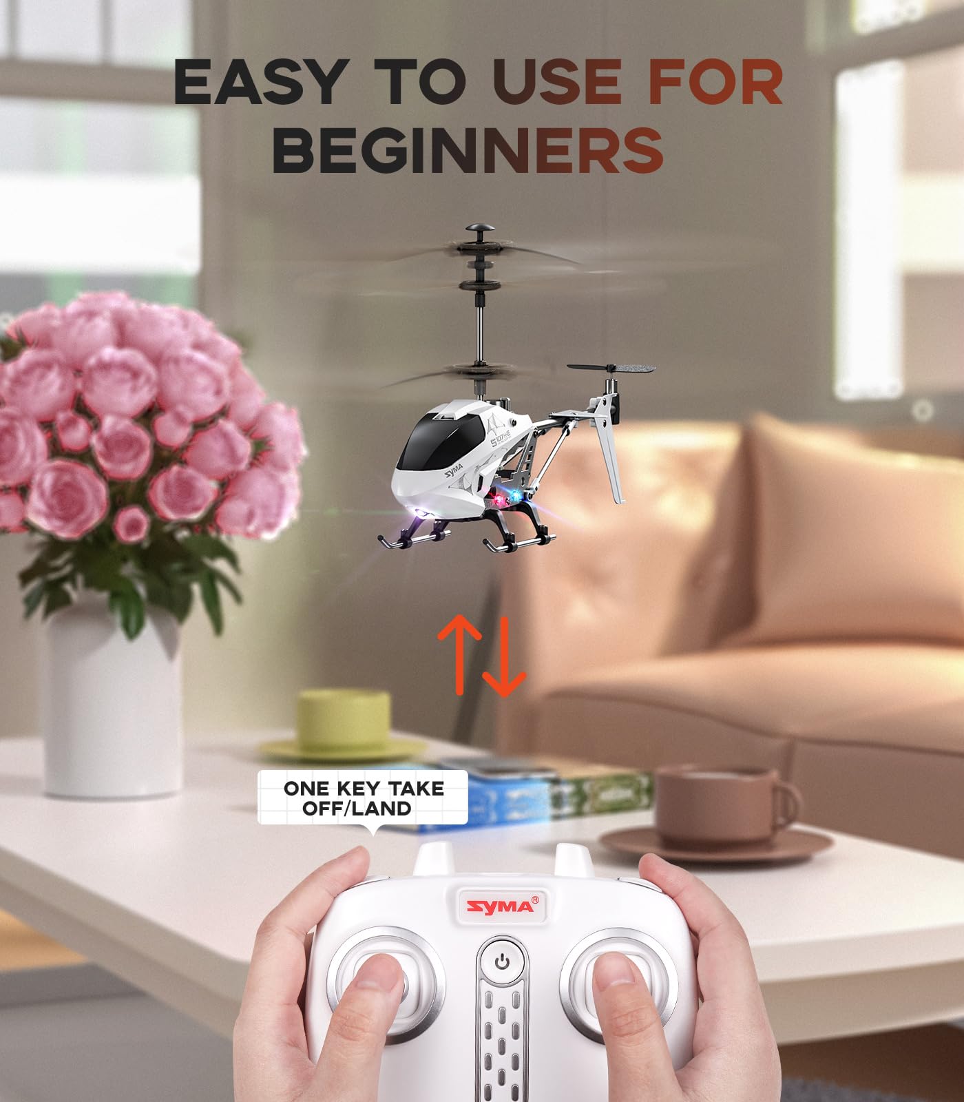 Syma Rc Helicopter,Remote Control Helicopter For Kids Airplanes With Altitude Hold, 3.5 Channel, Gyro Stabilizer, Remoter Aircra