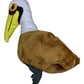 Spunky Pup Clean Earth Plush Pelican - Large, Brown, Made from 100% Recycled Water Bottles, Model 7206