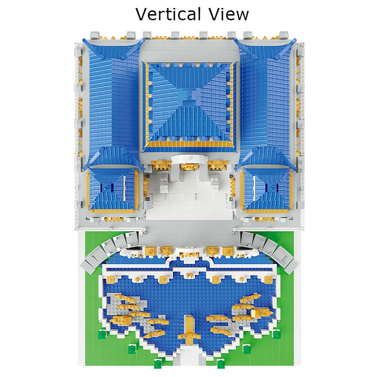 Tzfioy Old Summer Palace Building Blocks Set (5372Pcs) Chinese Ancient Imperial Garden Oriental Architecture Educational Toys Mi