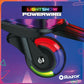 Razor Powerwing Lightshow Caster Scooter, Black, One Size
