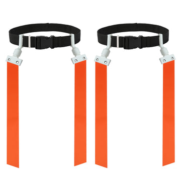 Gameday 2 Player Pop Flag Football Set-Complete W/Flags & Belts(Orange)