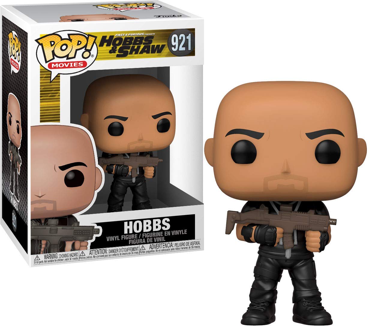 Funko Pop! Movies: Hobbs & Shaw- Hobbs, Multicolor, 3.75 Inches