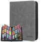 Old Canal Top Loader Binder  9 Pockets Card Binder Holds 252 Top Loaders  enhanced Trading Card Collection Holder  Top Loader Storage Album for TCG  Sports Cards  Gray (FOR TOP LOADERS ONLY)