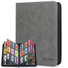 Old Canal Top Loader Binder  9 Pockets Card Binder Holds 252 Top Loaders  enhanced Trading Card Collection Holder  Top Loader Storage Album for TCG  Sports Cards  Gray (FOR TOP LOADERS ONLY)