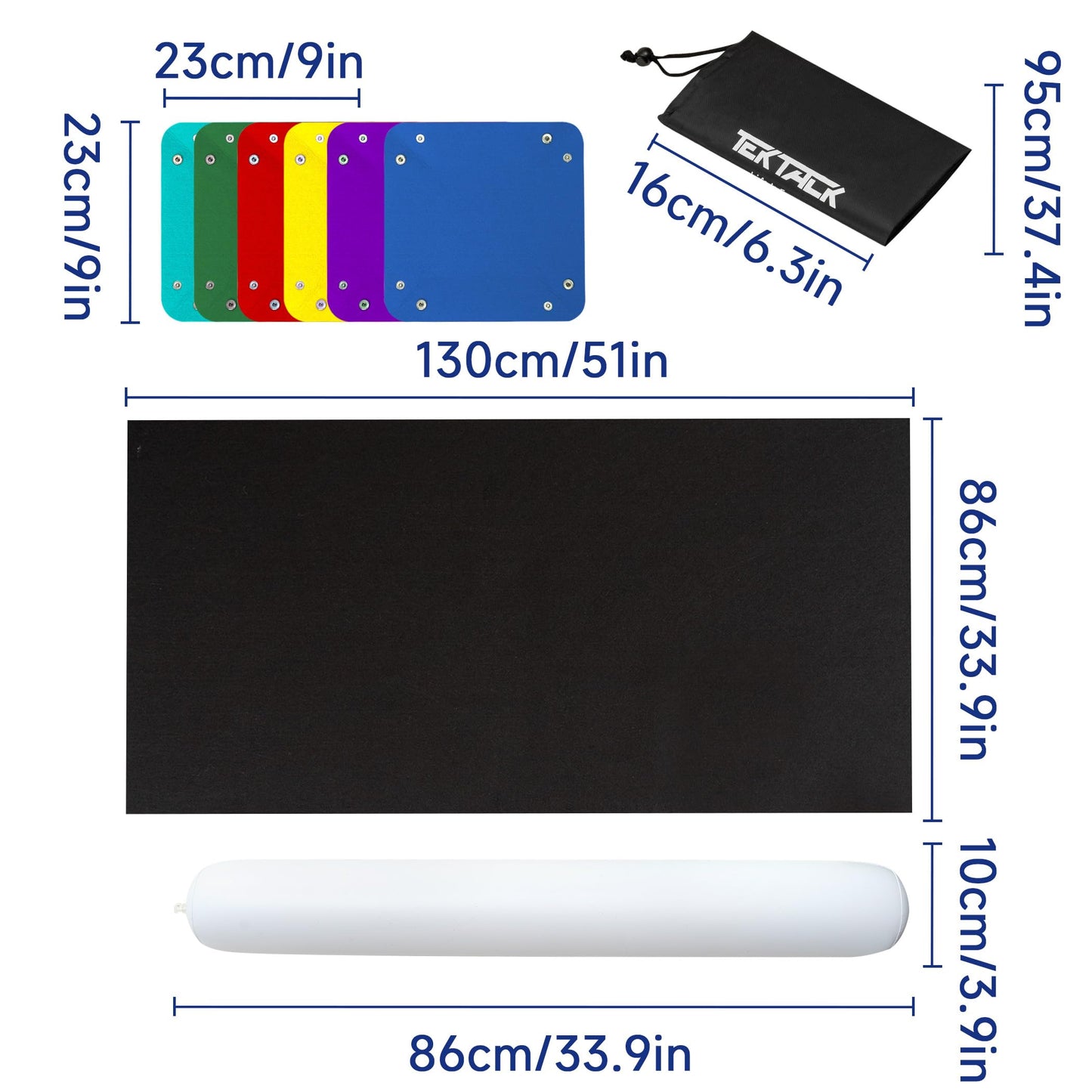 Tektalk Higher-Capacity Design, Jigsaw Puzzle Roll-Up Mat In Delicate Packaging Box With Hand Pump, Storing For 2000, 1500, 1000, 500 Jigsaw Puzzle Pieces