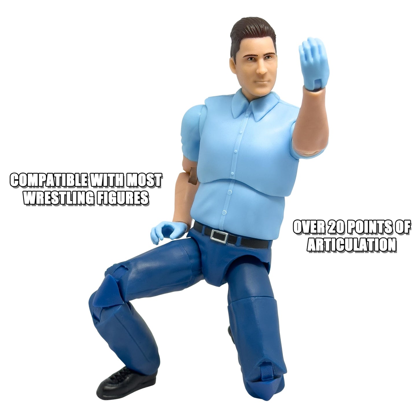 Ultimate EMT Ambulance Driver with Deluxe Articulation for Wrestling Action Figures