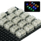 Pamvava Lights Bricks Kit Led Light Up, 14 Pieces 2X3 Classic Transparent Accessories Brick Set, Compatible With Major Brands