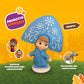 LUPPA Masha and The Bear Playset House - Premium 6-Piece Figurine Set in Tin Lunchbox, Easy to Carry, Collectors' Delight