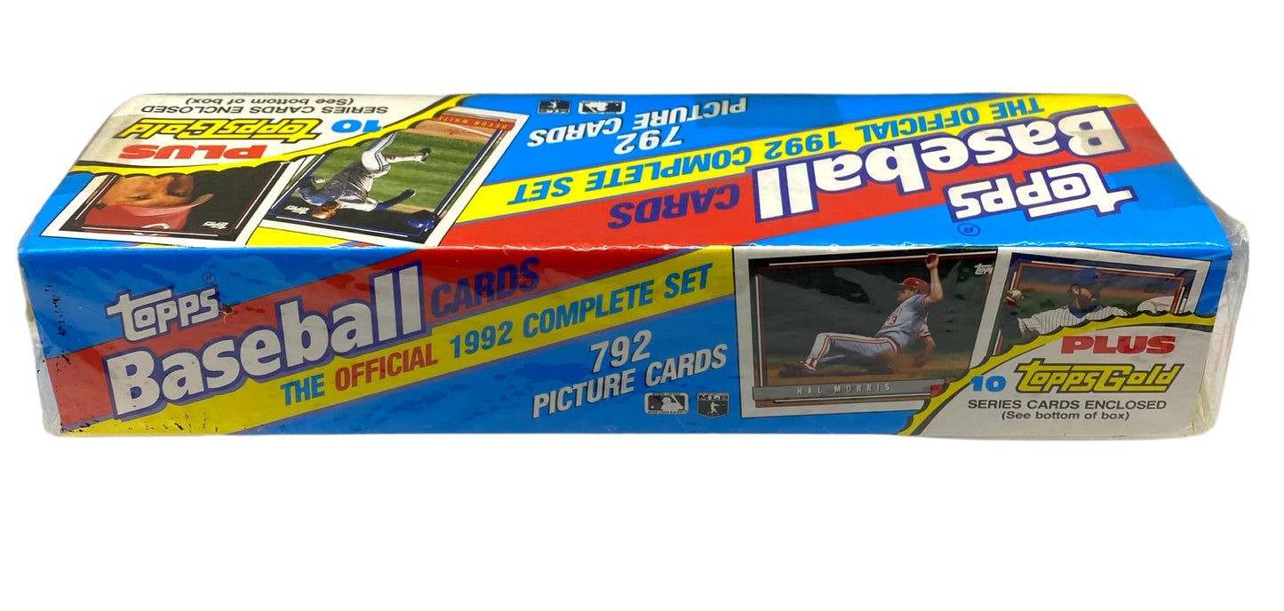 Topps Baseball Cards The Official 1992 Complete Set (792 Picture Cards)
