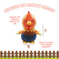 Follow Your Legend Hennifer The Rainbow Chicken Plushie - 8    Chicken Stuffed Animal, Stuffed Chicken, Rainbow Chicken Plush St