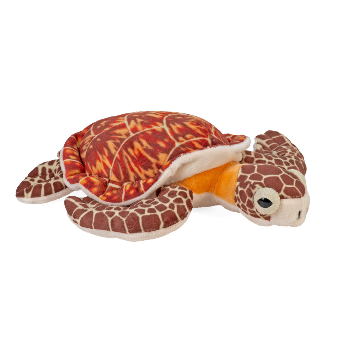 Wild Republic Hawksbill Sea Turtle Plush, Stuffed Animal, Plush Toy, Gifts for Kids, Cuddlekins,12 Inches