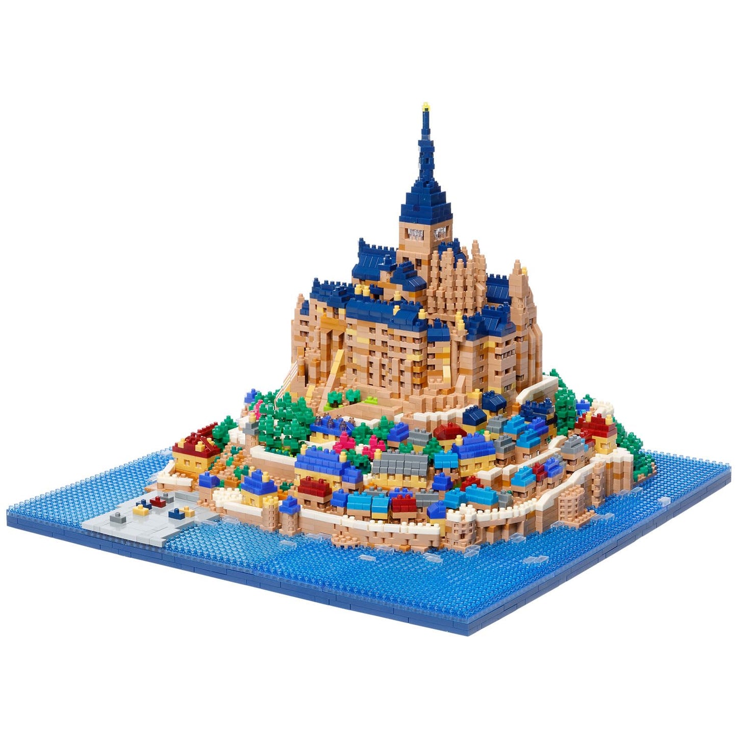 nanoblock - World Famous - Mont Saint-Michel Special Deluxe Edition, Advanced Hobby Series Building Kit