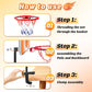 NZQXJXZ Indoor Basketball Hoop Tabletop Basketball Hoop Indoor with Clips Mini Desktop Basketball.Hoop Set with Two Balls Mini Hoops for Desk Table Bedroom Basketball Toys for Kids and mature-themed