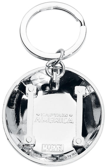Marvel Captain America Shield Pewter Key Ring