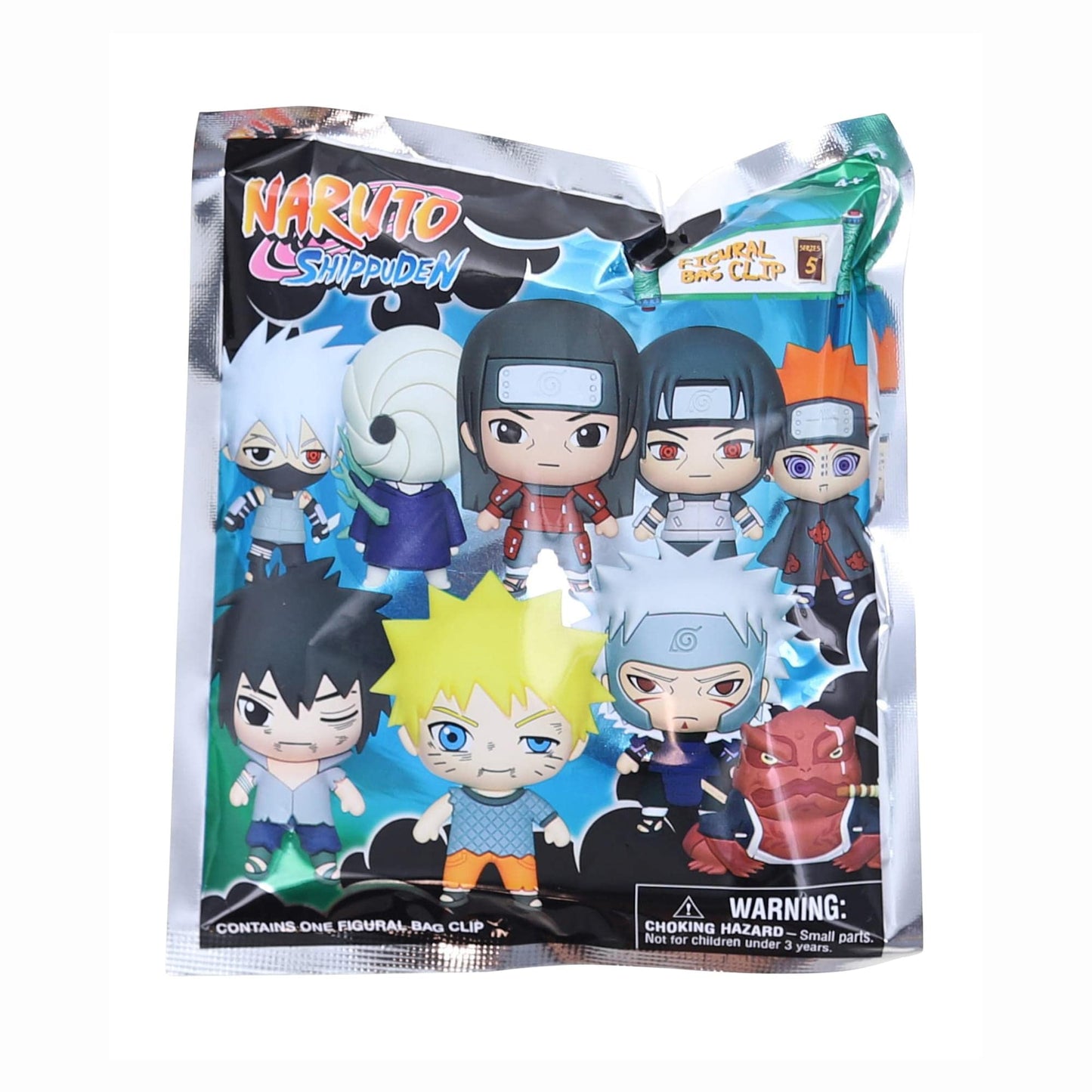 Naruto Series 5 3D Foam Bag Clip  1 Random