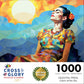 Cross & Glory Puzzles: Celestial Frida: Colors of The Sky  Colorful Art Jigsaw Puzzle  1000 Pieces  Masterpiece  Vibrant Day of The Dead Theme  enhanced Satin Finish