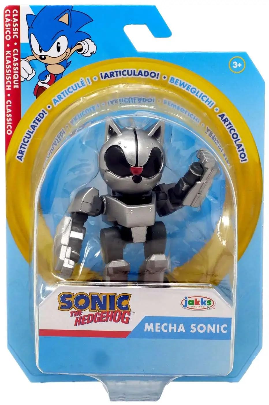 Sonic The Hedgehog Wave 15 Mecha Sonic 2.5-Inch Mini Figure
