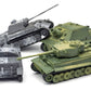 Kvvdi 4 Sets Upgrade 3D Puzzles Plastic Model Toy Tank Kit for mature-themeds  Military Tiger Tank Model  enhanced Scale Model Tanks Kits Collection