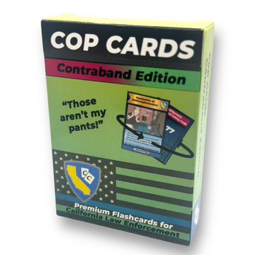 Cop Cards: enhanced Flashcards for Law Enforcement - Learning Aid or Police Gift (California Contraband Edition)