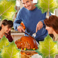 Hadckja Green Maple Leaves Balloon Thanksgiving Balloons Maple Leaves Balloons Fall Harvest Thanksgiving-Themed Party Birthday P