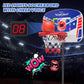 Eaglestone Kid Basketball Hoop Indoor With Led Lights & Scoreboard,Toddler Basketball Hoop Adjustable Height 2.9Ft-6Ft, Mini Hoop Outdoor With 3 Balls,Basketball Toy Gifts For 3-12 Year Old Boys Girls