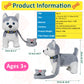 Husky Walking And Barking Puppy Dog Toy With Control Leash,Realistic Wagging Tail Robot Interactive Musical Dancing Animated Plu