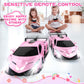 Growsland Remote Control Car for Girls, 1:18 Pink RC Cars Toys for Kids Girl Electric Vehicle Toy Car Hobby Racing Car with Ligh