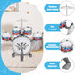 Toddler Drum Set Kids Jazz Drum Kit With Stool Musical Instruments Toys Birthday Chirstmas Easter Gifts For Boys Girls Aged 3 4