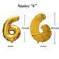 Shuntai 65Th Birthday Decorations For Men Women 65 Number Balloons Gold Jumbo Numbers 56 Foil Mylar Balloons With Letters Happy