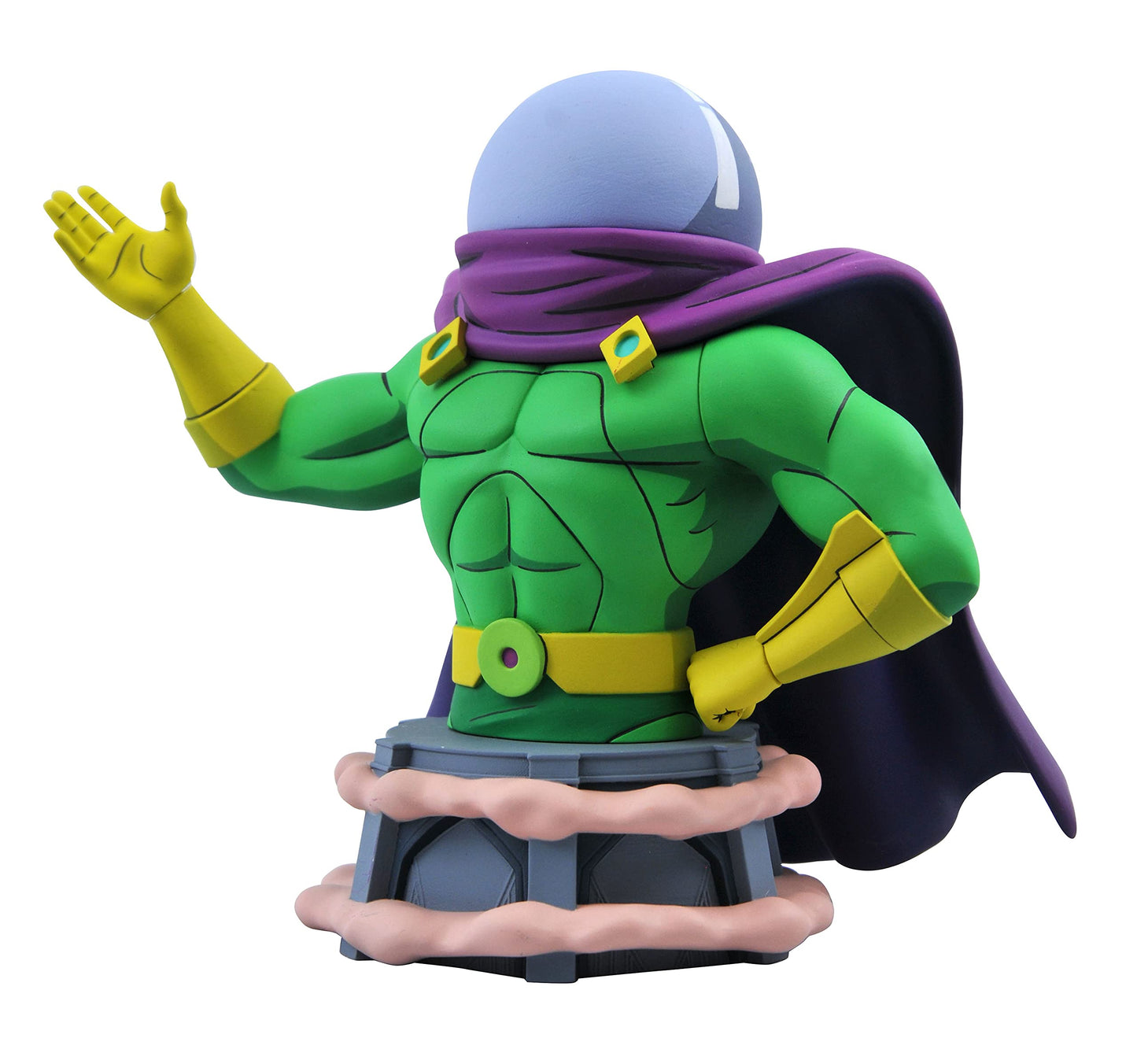 Diamond Select Toys Marvel Animated: Mysterio 1:7 Scale Resin Bust, Multicolor, 6 Inches