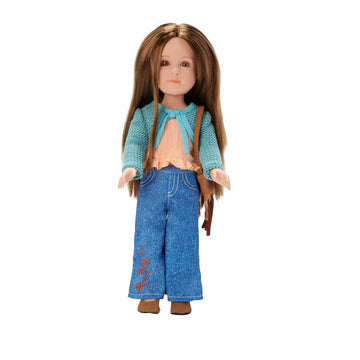 Madame Alexander 14-Inch Alexander Girlz Doll, Paisley, Light Skin Tone With Brown Eyes/Brunette Hair