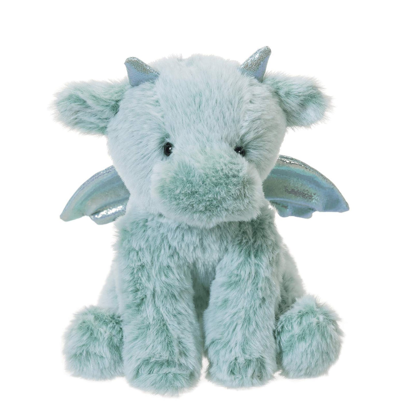 Apricot Lamb Plush Green Dinosaur Stuffed Animal, Soft Polyester, 8 Inch Cuddly Toy for Kids