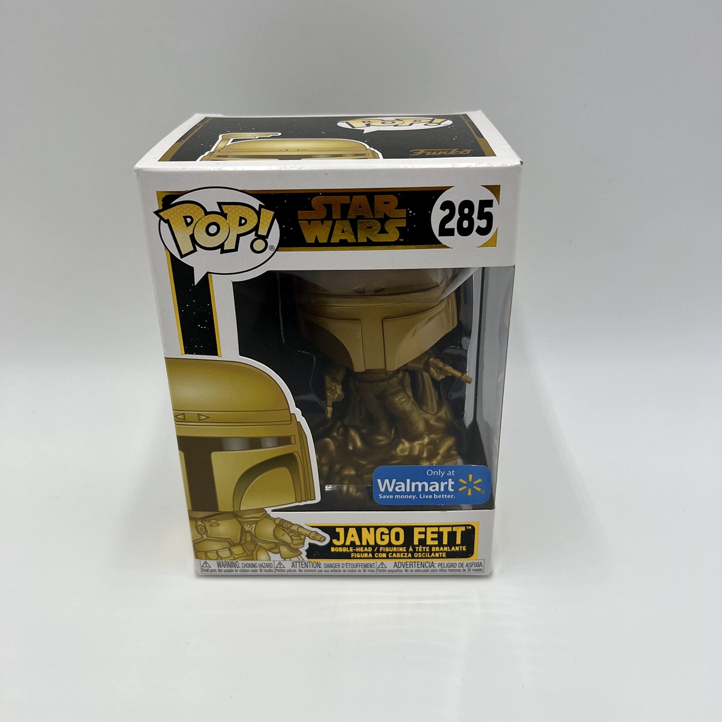 Funko limited availability POP Star Wars: Jango Fett (Gold Metallic)