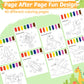 Paint With Water Coloring Book For Toddlers - 2 Pack Magic Mess Free Kids Watercolor Painting Activity Kit - Arts And Crafts For