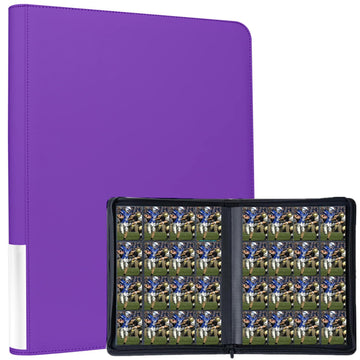 1000+ Pockets Card Binder, Trading Card Binder 16 Pocket, Pu Cover With Costum Label, Card Collection Binder For Pokm, Tcg, Mtg,
