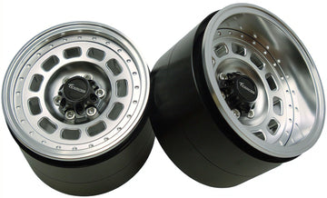 Txxrcss RC 2.2 Beadlock Wheels Adjustable 2 Offsets Rims Hub Aluminum Upgrades for 1/10 Crawle Car Wheel and Tires Remote Contro
