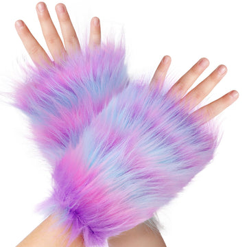 Tacobear Unicorn Costume For Girls With Fluffy Gloves, Furry Leg Warmers, Tutu Skirt, Horn Headband, Halloween Birthday Gift Toy Dress Up Clothes Outfit Unicorn Dresses For Little Girls 4 5 6 7 8
