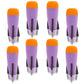 EKIND 8-Pack Mega Missile Refill for Toy Rocket Launcher  Foam  Compatible for Nerf N-Strike advanced Series (Purple)