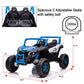 Nitoess 24V 2 Seater Ride On Truck For Kids,2Wd/4Wd Ride On Utv With Remote Control,Electric Toy Car,Xxl Ride On Buggy Rubber-Plastic Polymerized Tires For Kids,Max Load Capacity 200Lbs(Blue)