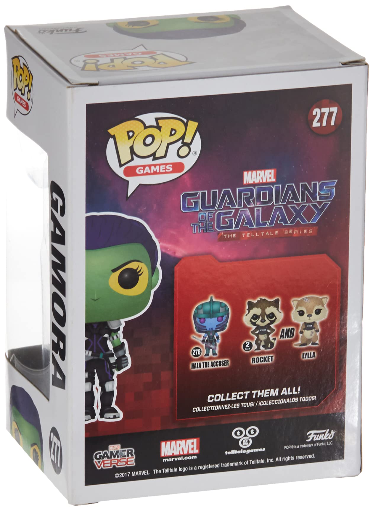 Funko Pop! Marvel Games: Guardians Of The Galaxy Telltale Series Gamora Collectible Figure