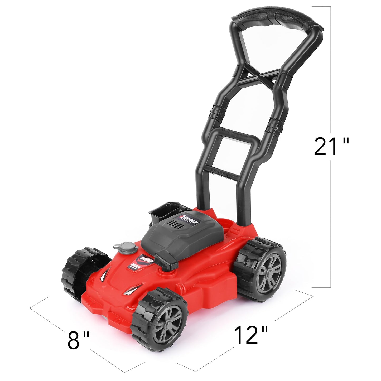 ArtCreativity Kids Lawn Mower Toy - 21 Inches Tall - Lawn Mower for Kids with Startup Sound and Wheels with Realistic Motor-Like